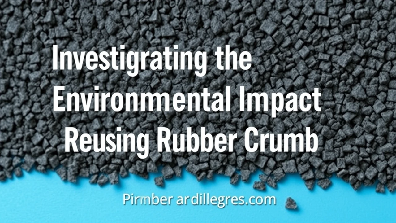 Investigating the Environmental Impact of Reusing Rubber Crumb in Construction