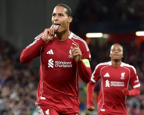 Van Dijk heads last-gasp winner in clash with La Liga side